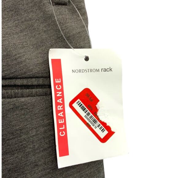 Berle Gray Flat Front Dress Pant Size 34R NWT - Picture 5 of 6